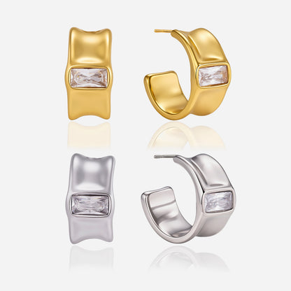 Tan Earrings