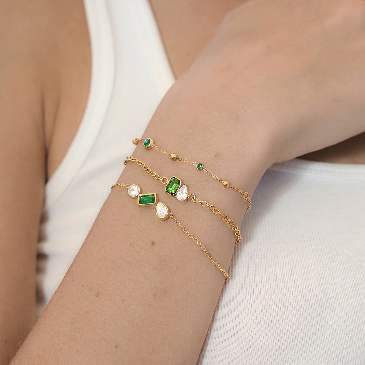 Bri Green Bracelet