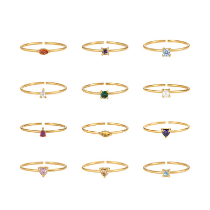 Birth Stone Ring