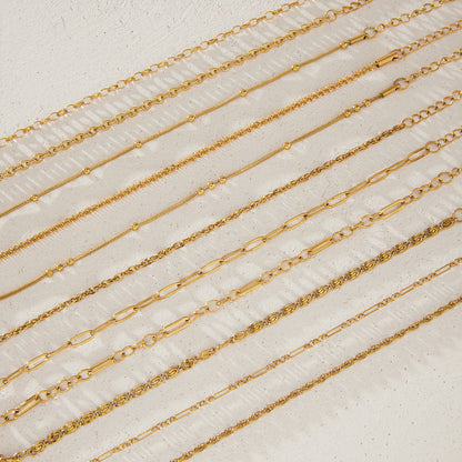 Basic Gold Chain Bracelet