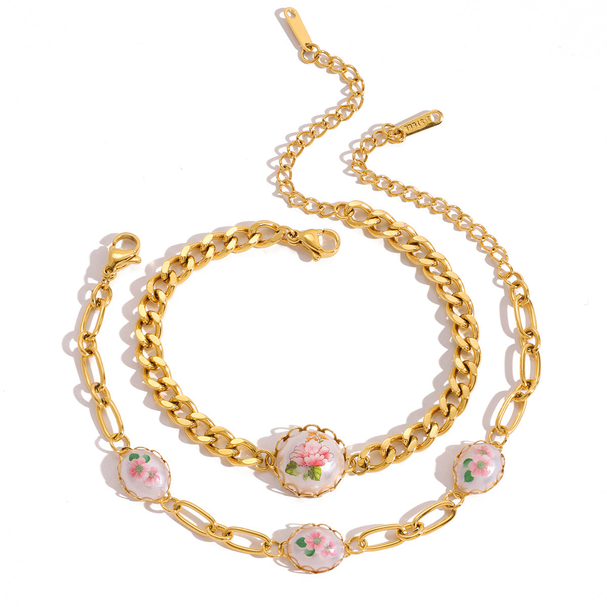 Flower Pearl Bracelet