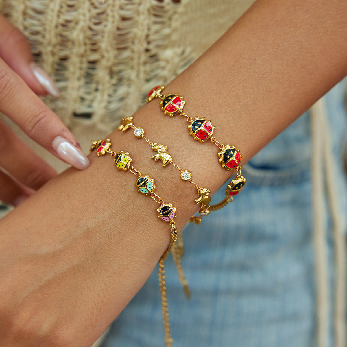 Ladybug Bracelet