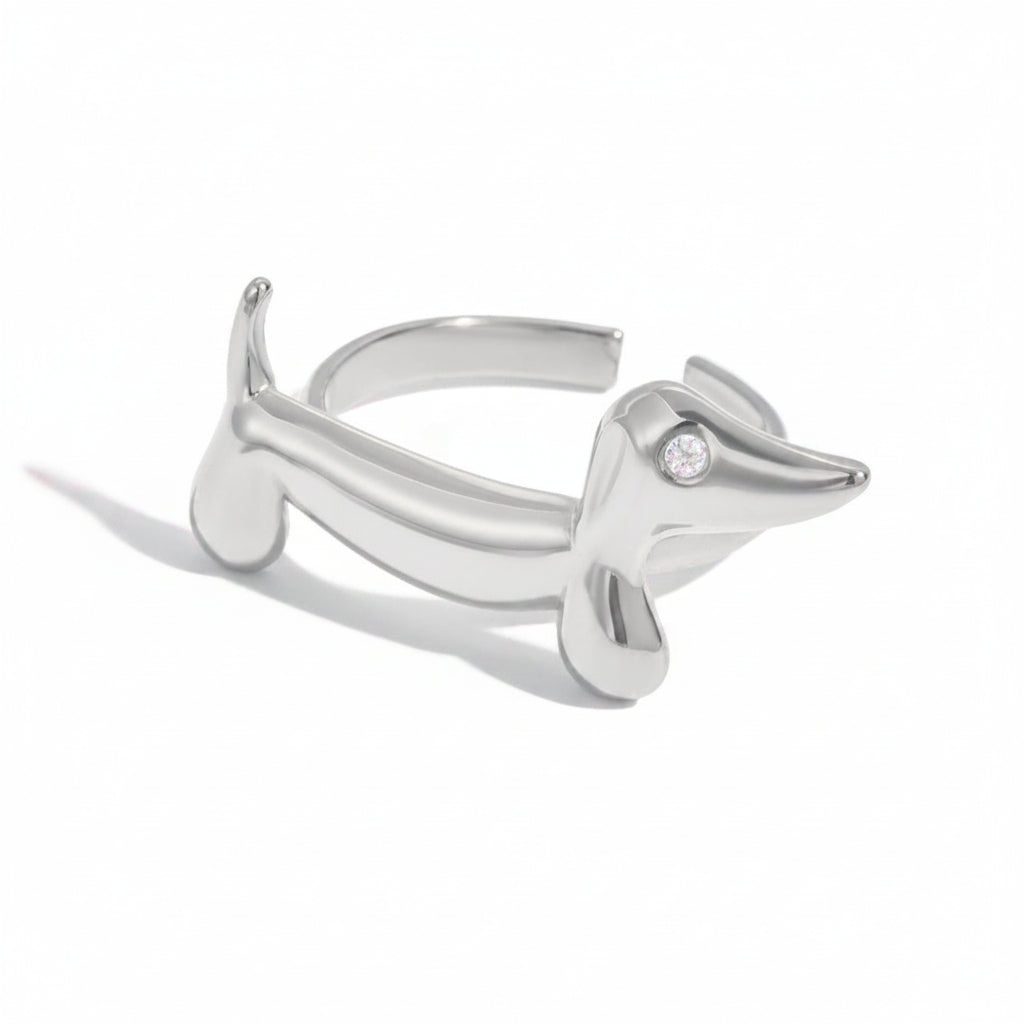 Dachshund And Cat Ring