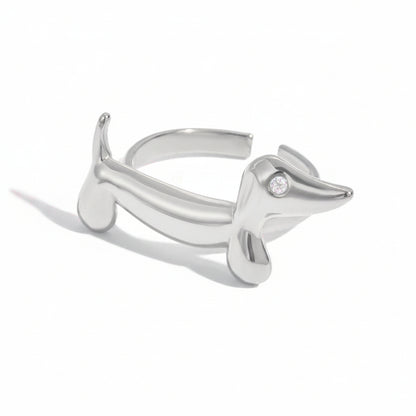 Dachshund And Cat Ring