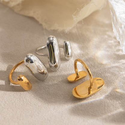 Glossy Oval Ring