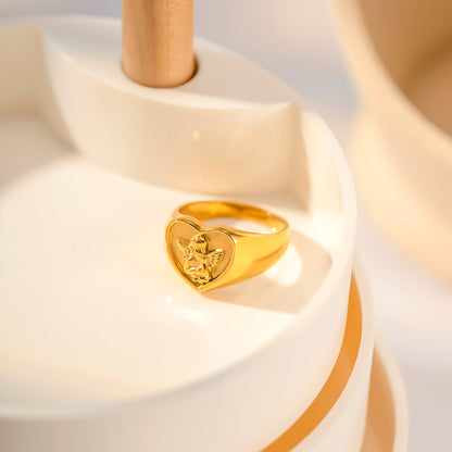 Angel Heart Ring