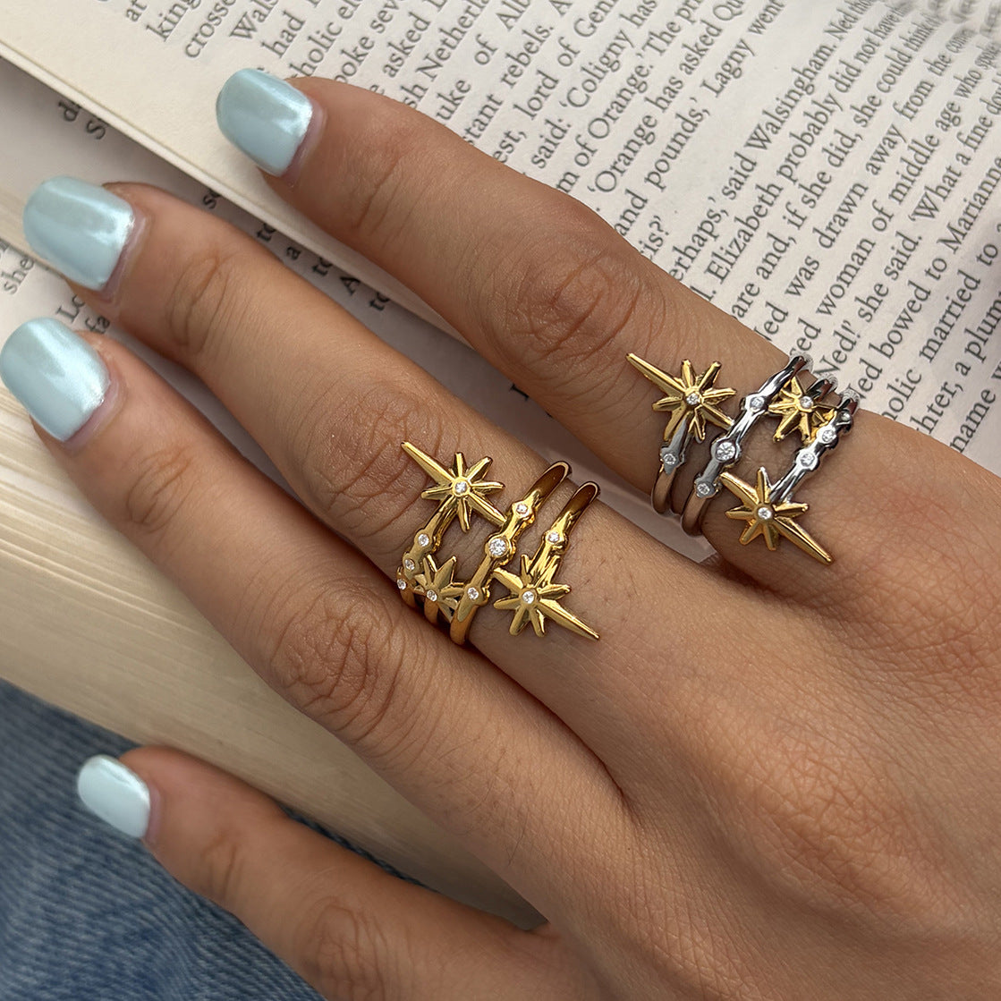 Star Zircon Ring