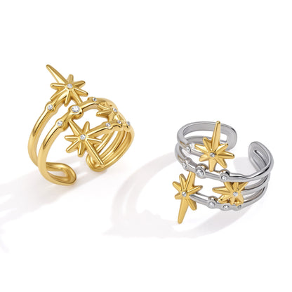 Star Zircon Ring
