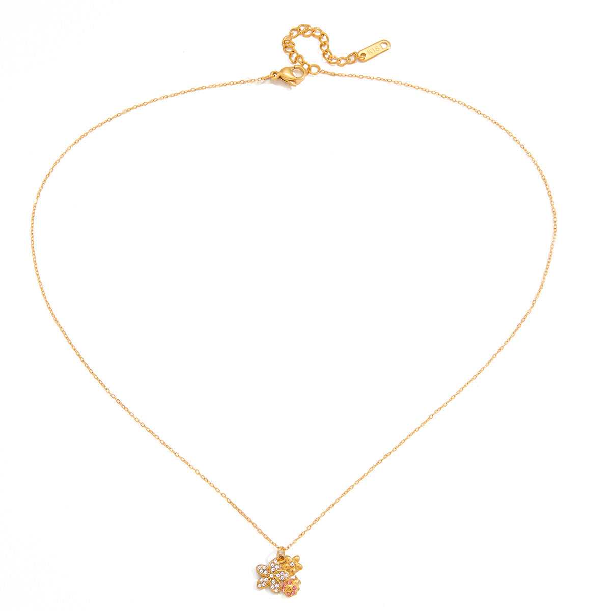 Ladybug Flower Necklace