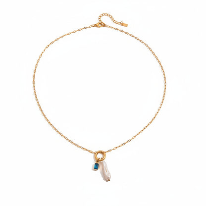 Birthstone Pearl Necklace