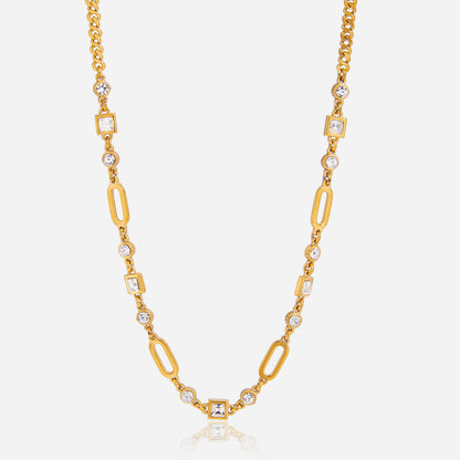 Crystal Chain Necklace