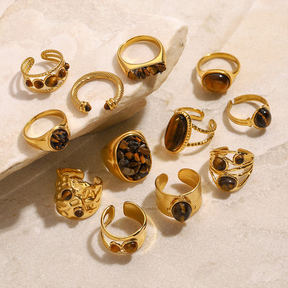 Tiger's Eye Ring