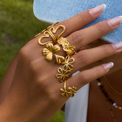 Two Flower Ring