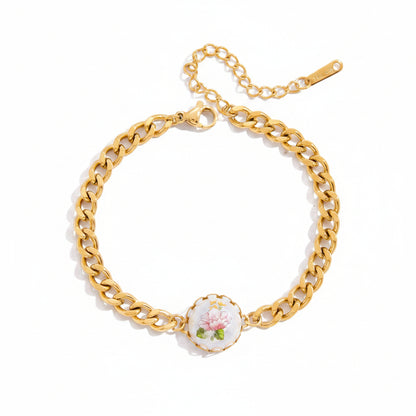 Flower Pearl Bracelet