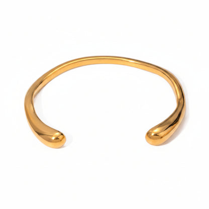 Gold Open Bracelet