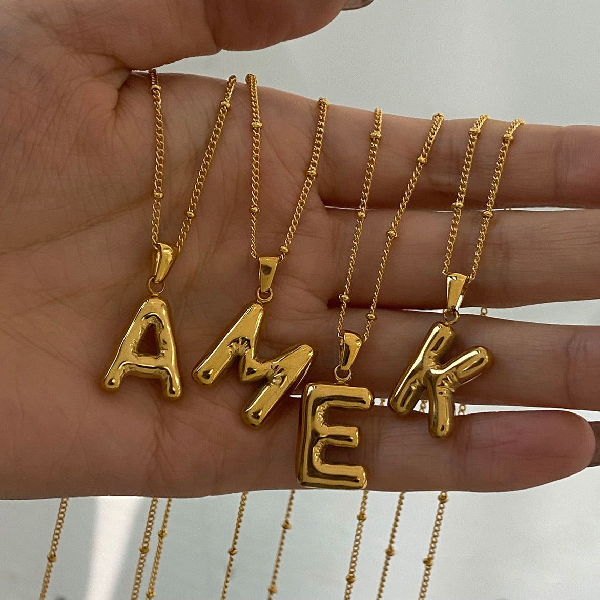 Alphabet Letter Necklace