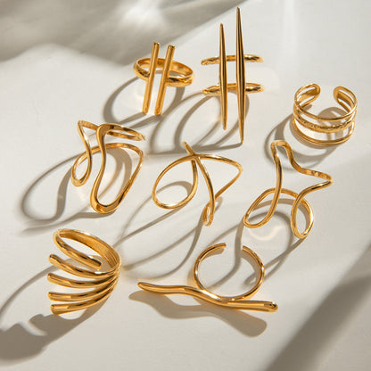 Irregular Line Ring
