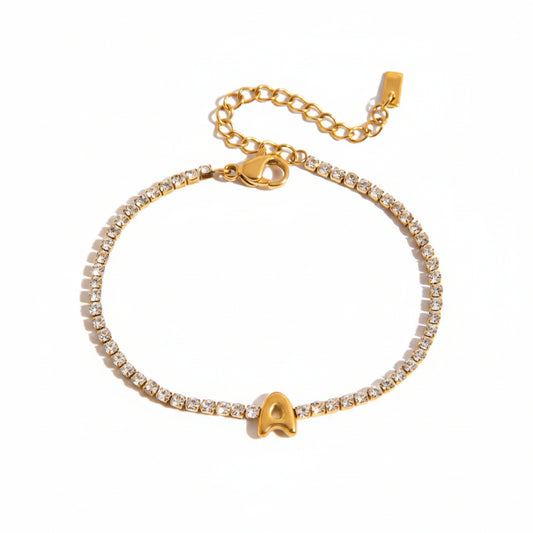 Diamond Letters Bracelet