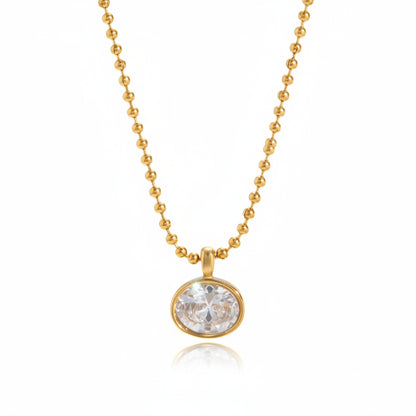 Jewel Bead Chain Necklace