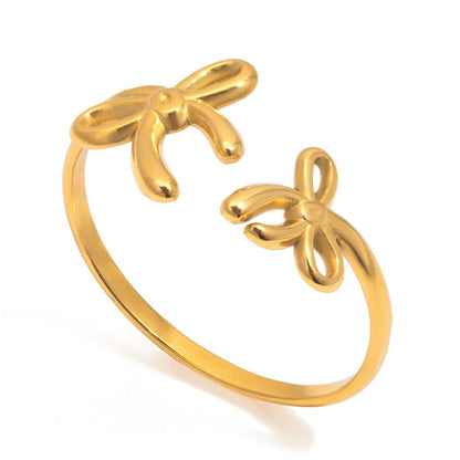 Two Ribbon Ring