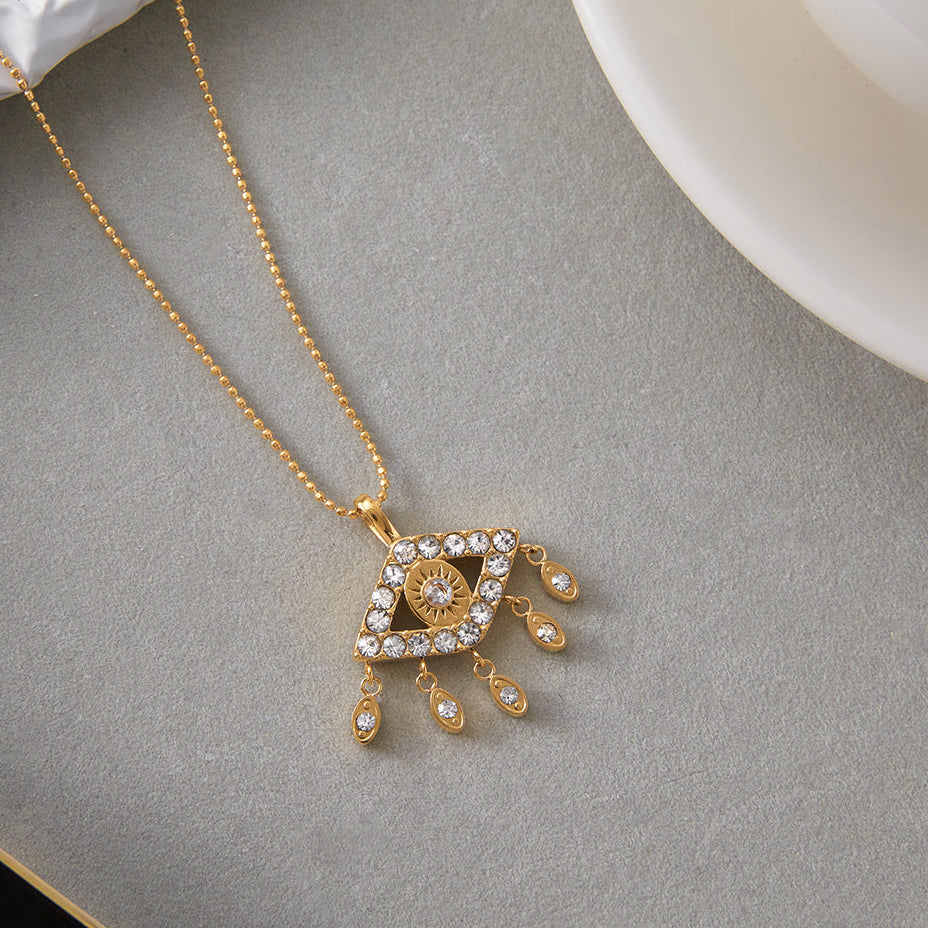 Eye Tassel Necklace