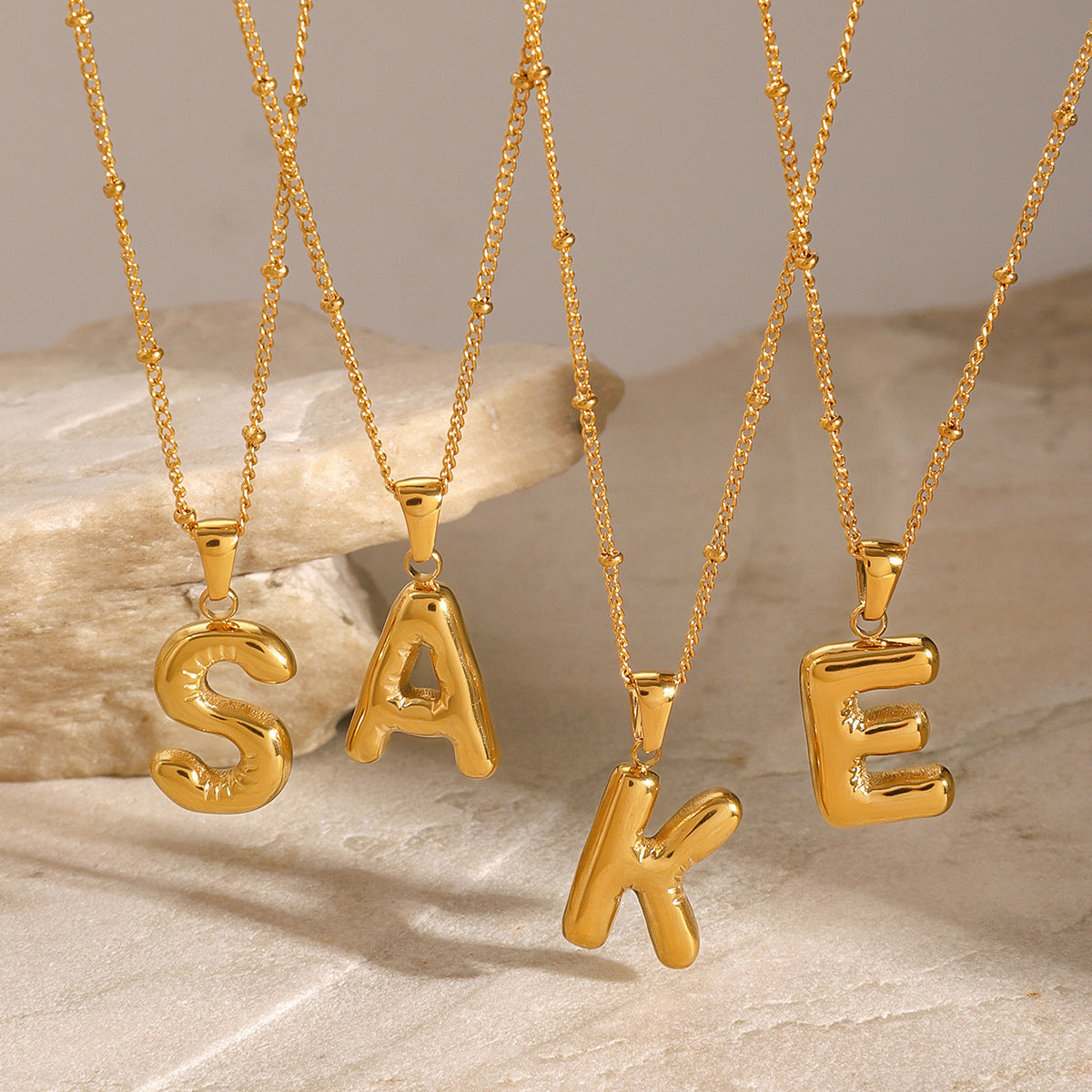 Alphabet Letter Necklace