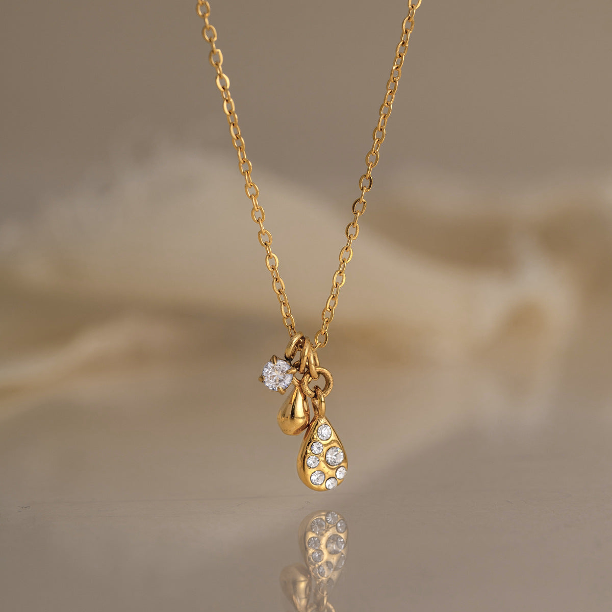 Gold Drop Necklace