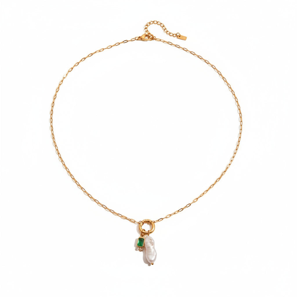 Birthstone Pearl Necklace