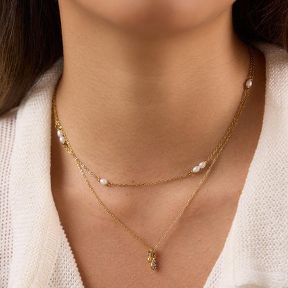 Gold Drop Necklace