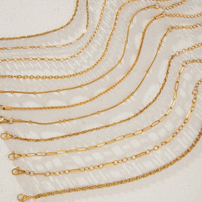 Basic Gold Chain Bracelet