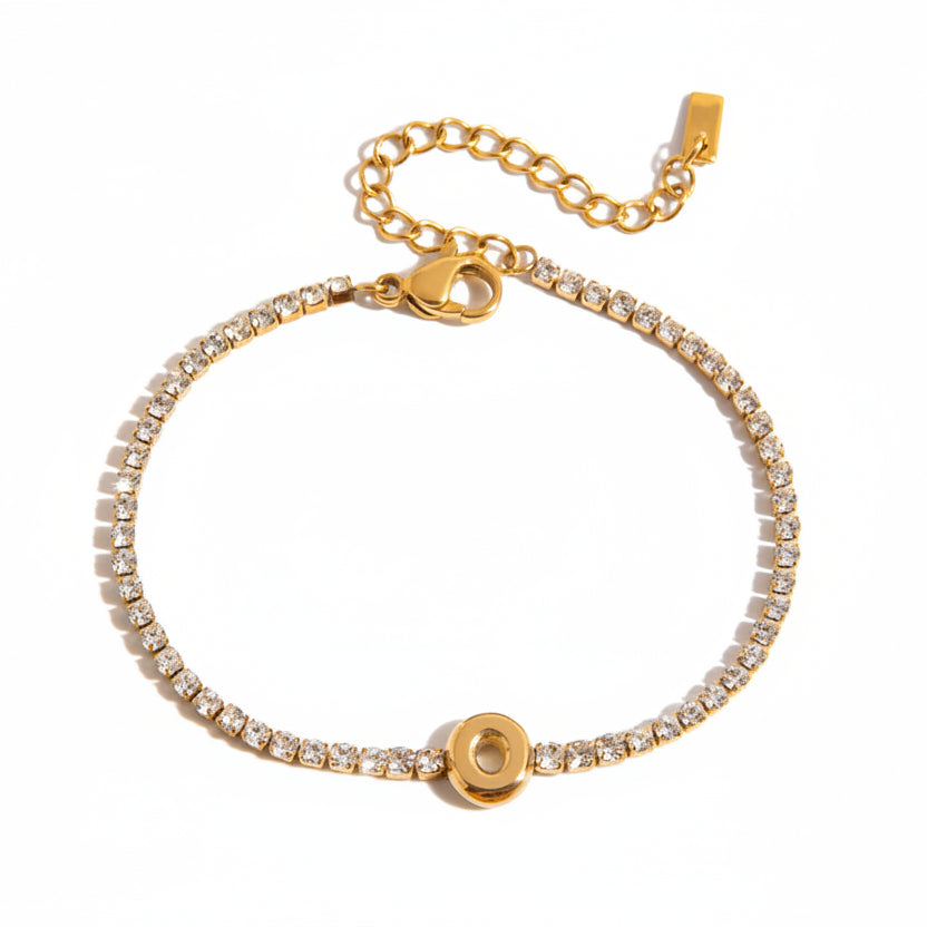 Diamond Letters Bracelet