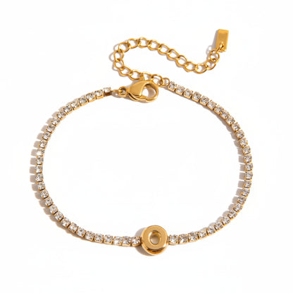 Diamond Letters Bracelet