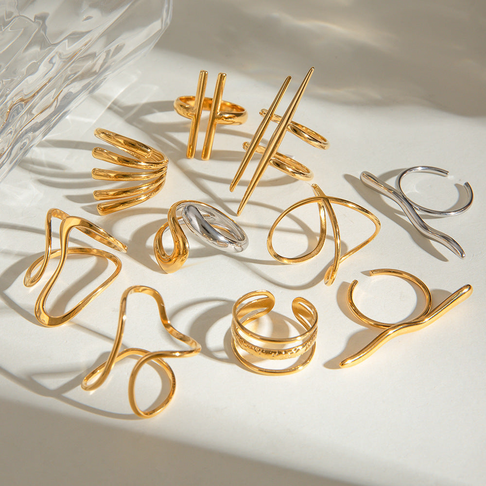 Irregular Line Ring