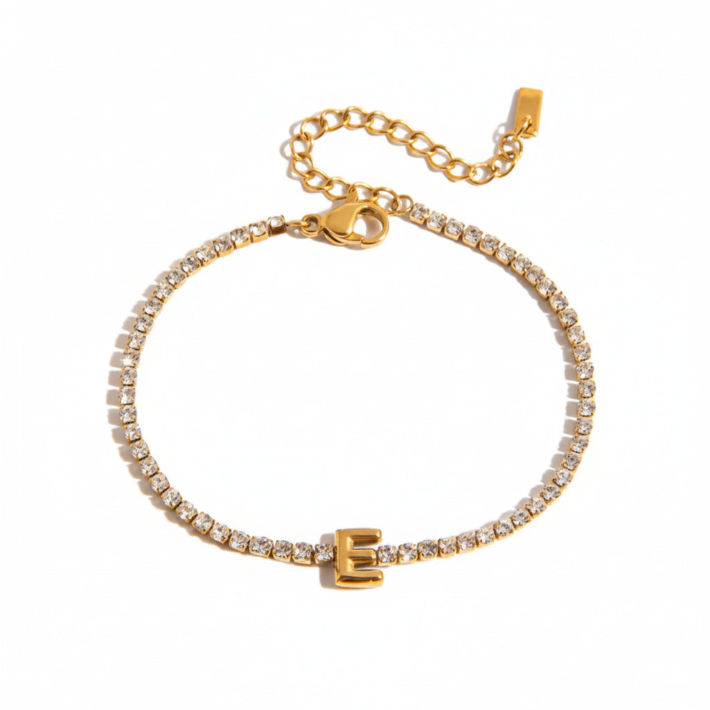 Diamond Letters Bracelet