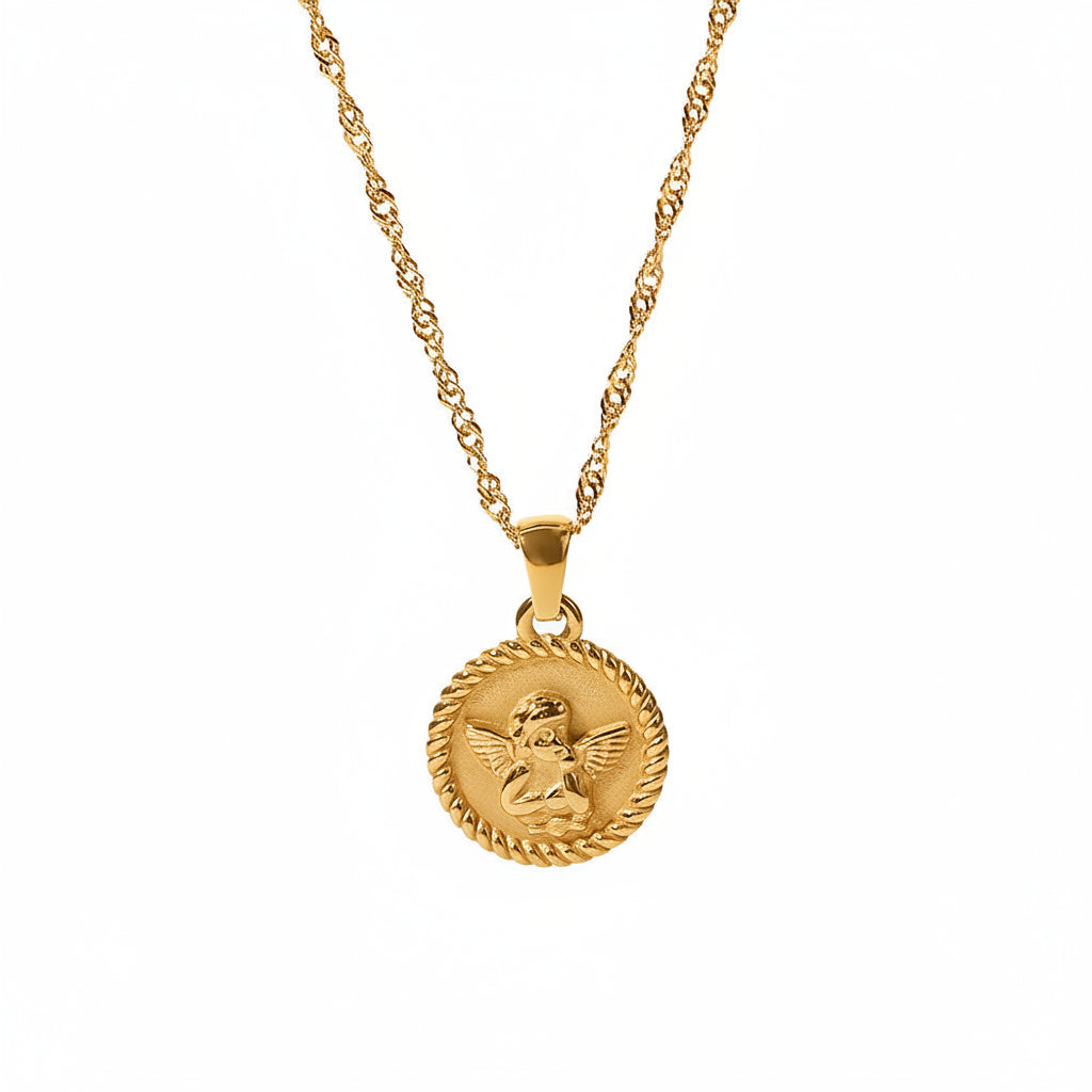 Angel Plate Necklace
